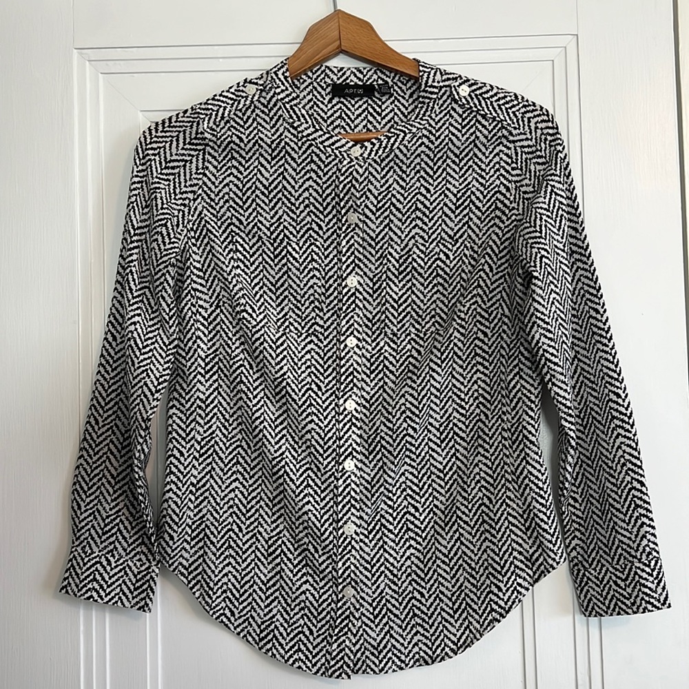 Houndstooth Blouse